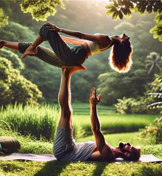 acroyoga en pareja