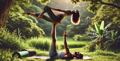 acroyoga en pareja